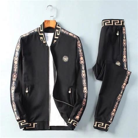 versace men moto jacket|Versace tracksuit men's.